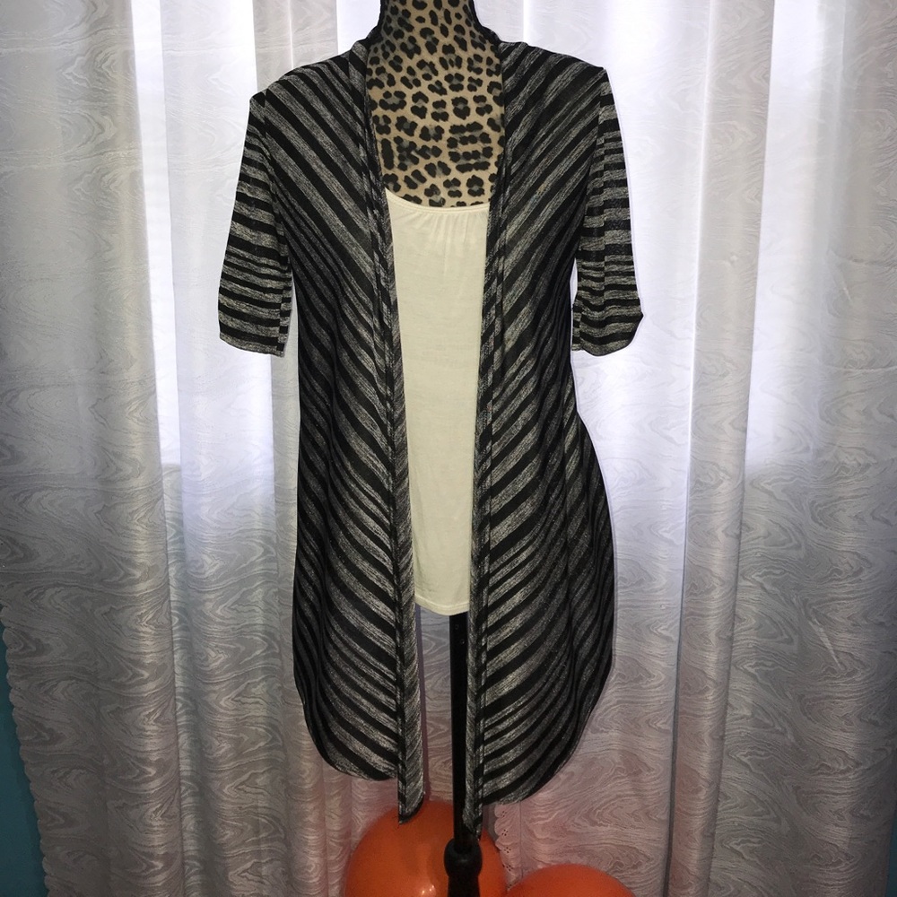 Silk cardigan shirt